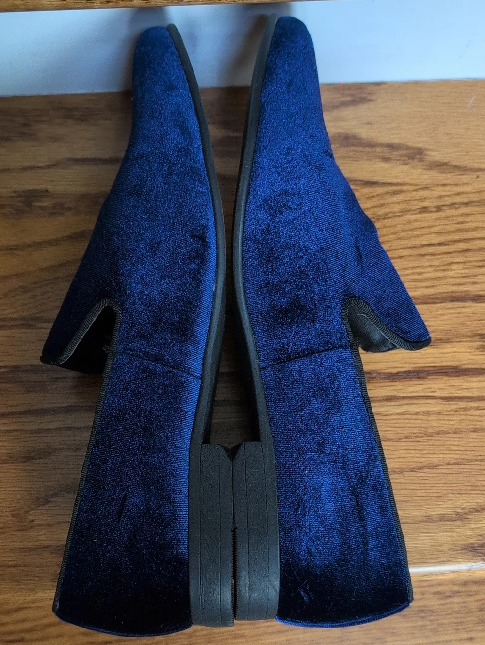 Steve Madden Blue Velvet Slip-On Loafers